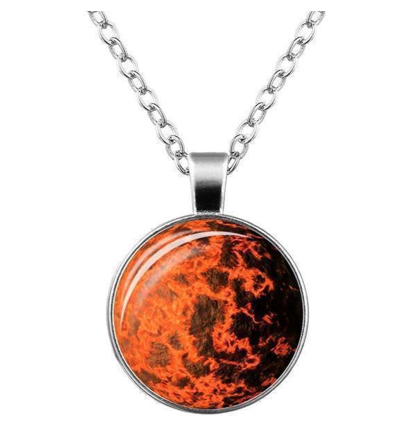 Glow in the Dark Planet Necklace