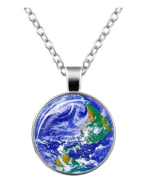 Glow in the Dark Planet Necklace