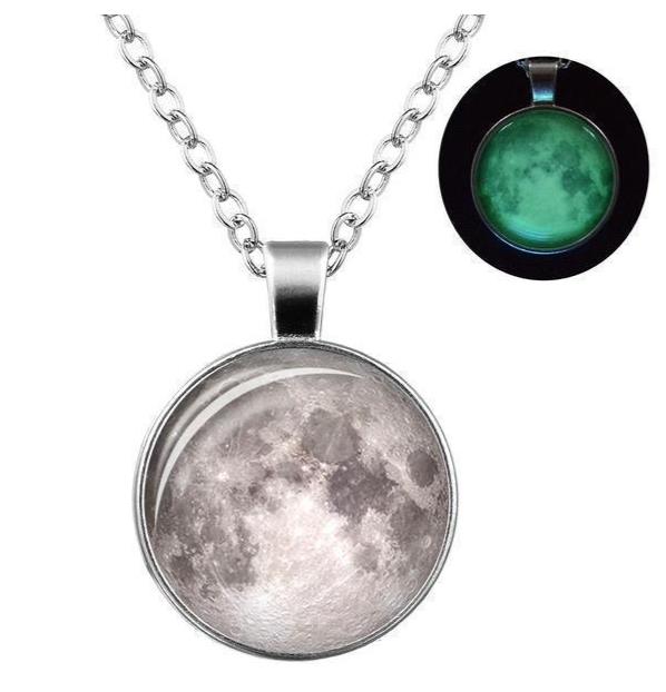 Glow in the Dark Planet Necklace