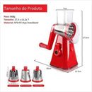 Fatiador e Ralador Multiuso 3 Em 1 Verduras Legumes Queijo - Lojas Baluga