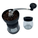 Moedor De Café Manual Vidro Plástico Inox Cerâmica - Lojas Baluga
