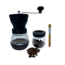 Moedor De Café Manual Vidro Plástico Inox Cerâmica - Lojas Baluga