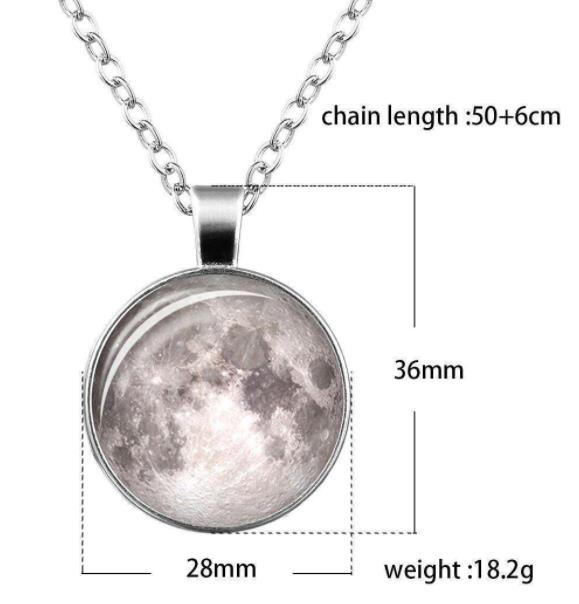 Glow in the Dark Planet Necklace