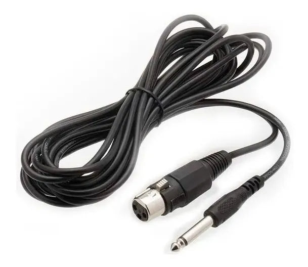 Microfone Box Duplo Profissional + 2 Cabos 5 metros - Lojas Baluga