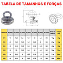 Super-Ímã Pescaria Magnética Neodímio INOX