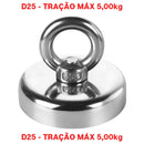 Super-Ímã Pescaria Magnética Neodímio INOX