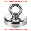 Super-Ímã Pescaria Magnética Neodímio INOX